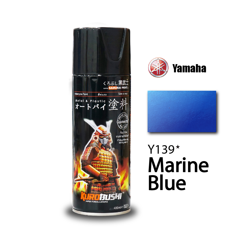 Màu xanh dương candy Y139* màu sơn Yamaha - Sơn xịt xe máy Samurai