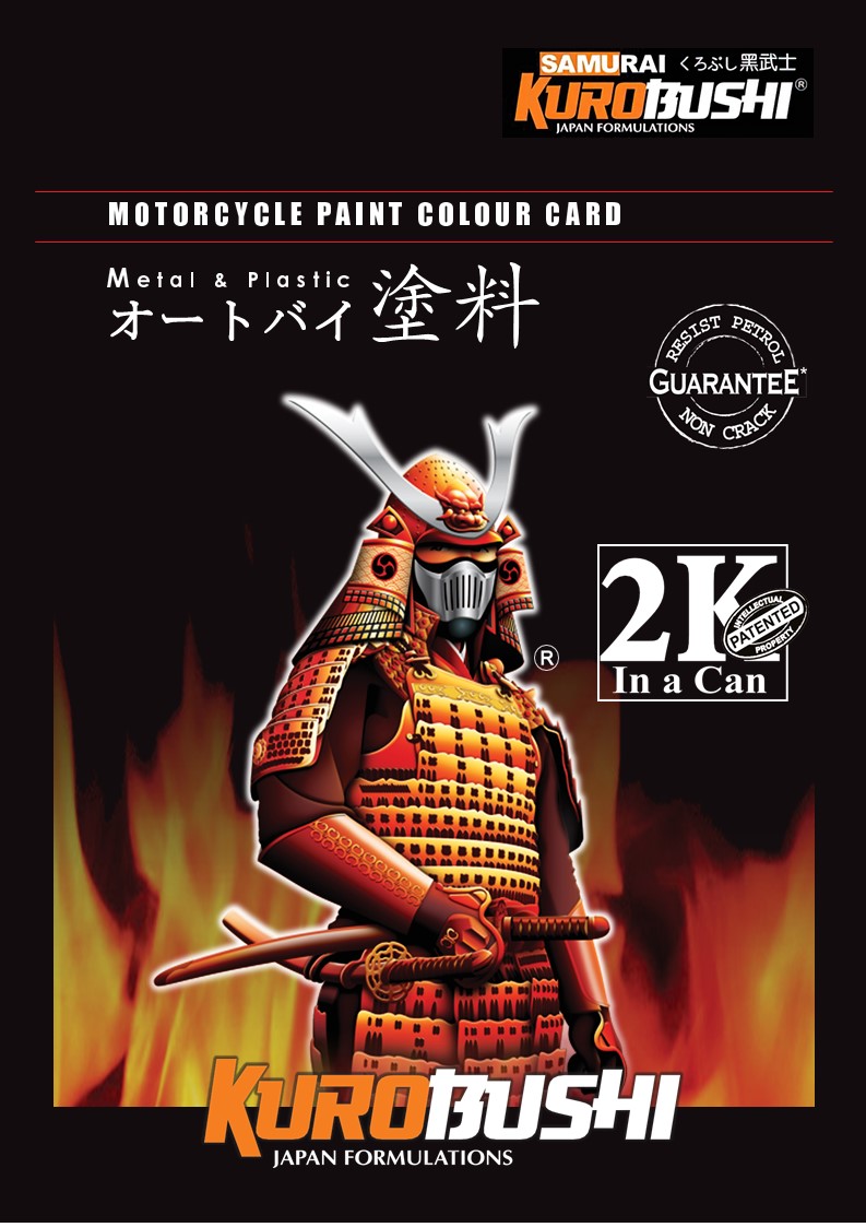 Bảng màu sơn Samurai | Sơn xịt xe máy Samurai